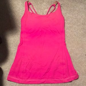 Bright Pink Lululemon top